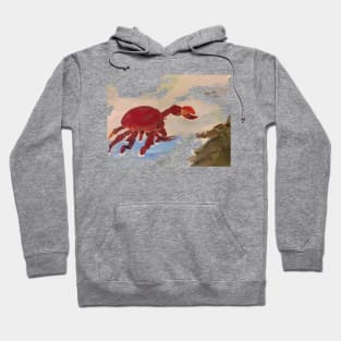 Alien Giant Crab Beach Landing Hoodie